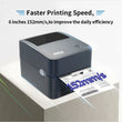 Speed-x Sp-700u 4 Inch Thermal Receipt And Label Printer With Usb Interfac,152mm/s Printing Speed Black Colour