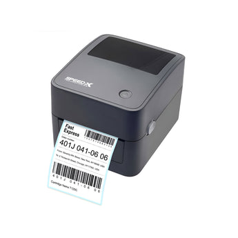 Speed-x Sp-700u 4 Inch Thermal Receipt And Label Printer With Usb Interfac,152mm/s Printing Speed Black Colour