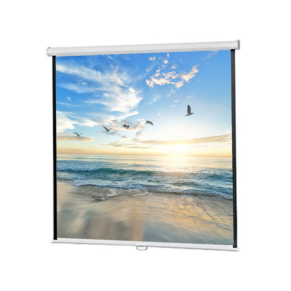 Projector Screen 72 Inch Manual 6x6 Feet 1:1mw Speed-x (fine Quality)