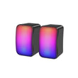 Kisonli X17 Speaker Gaming 2.0 Rgb Lights With Volume Control For Pc Or Laptop