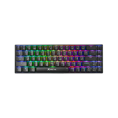 Xtrike Me Gk-995w 68 Keys Wireless 2.4g Bt5.2 Tri Mode Gaming Mechanical Keyboard Black