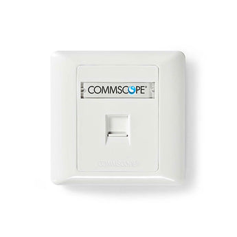Commscope 1 Port Cat6 Face Plate Netwotking Socket