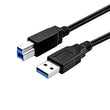 Usb Printer Cable 1.8m Black 3.0 Made In Taiwan