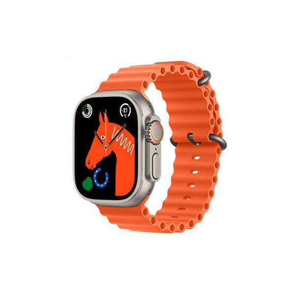X8 Ultra Smartwatch 49mm With Bluetooth Calling With Wearfit Pro App Orange