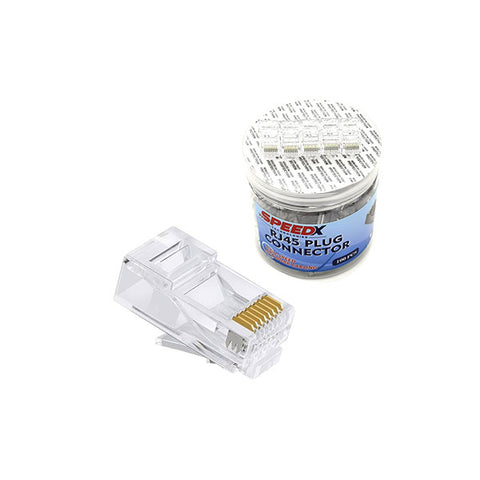 Speedx Cat6 (fu) Utp Conenctor 100 Pcs Per Bottle