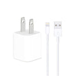 Iphone Usb 5w Power Adaptor Us Pin With Lightning To Usb Cable