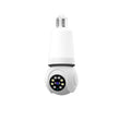 Speed-x Spe27-led8 Bulb Camera Wifi Panoramic Night Vision With V380 Pro App