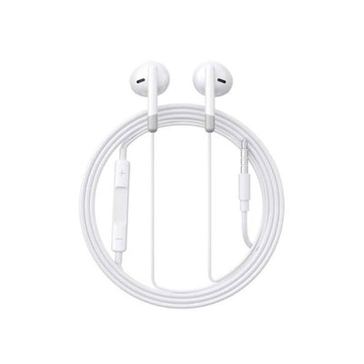 Joyroom-ew01 3.5mm Wired Series Half In-ear Wired Earphones White