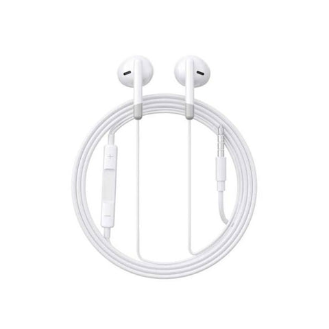 Joyroom-ew01 3.5mm Wired Series Half In-ear Wired Earphones White