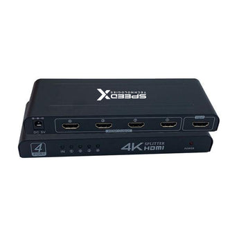 Speed-x Fj104 Hdmi Splitter 4 Port 4k Big Size