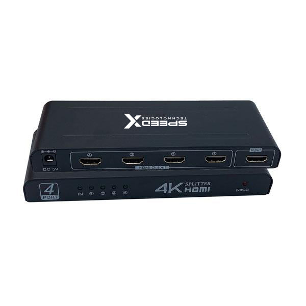 Speed-x Fj104 Hdmi Splitter 4 Port 4k Big Size