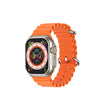 Ultra V2 New Fashion 2.2 Large Screen With 4 Straps Smart Watch With Wearfit Pro App Orange