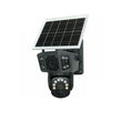 Speedx Ca-wc013 Solar Outdoor 8mp Dual Lens Camera Pan Tilt Pir Motion Detection With V380 Pro App
