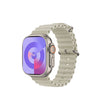 Hk10 Ultra-a Smartwatch 2.02 Inches Large Screen With Wearfit Pro App 2 Straps Silver