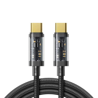 Joyroom S-cc100a12 Type-c To Type-c 100w Data Cable 1.2m Black