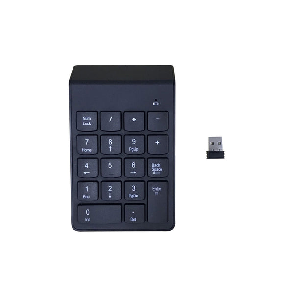 K1 Wireless 2.4ghz Numpad Black