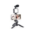 Ay-49 Video Making Kit Vlogging Tripod Triple Band Light