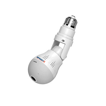 Wifi Flexible Light Bulb Camera 1080p Hd Wireless 360 Degree Panoramic Infrared Night Vision With V380 App