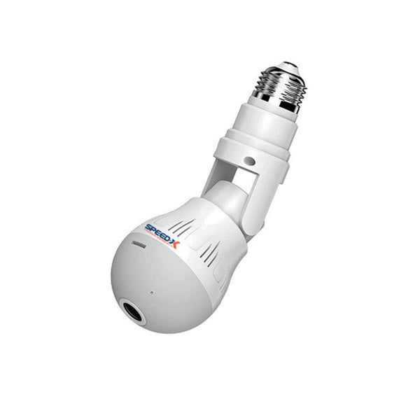Wifi Flexible Light Bulb Camera 1080p Hd Wireless 360 Degree Panoramic Infrared Night Vision With V380 App