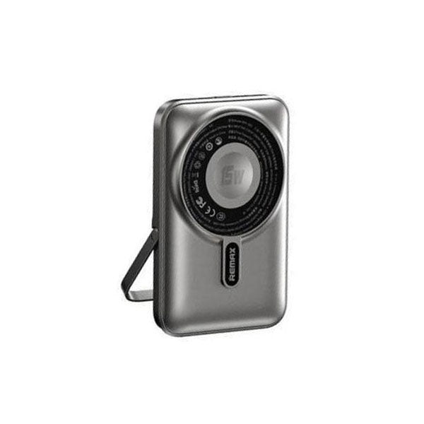 Remax Rpp-695 3 In 1 (15w M/w) 22.5w + Pd 20w Power Bank With Foldable Stand Grey