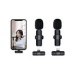K11 2 In 1 Collar Wireless Microphone Iphone/android & Type C Supported