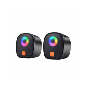 Kisonli X11 Rgb Gamer Pc Mini Usb Speaker With 6w Power
