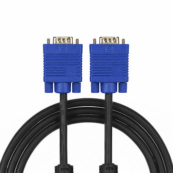 Vga Cable Male To Male 1.5m Blue