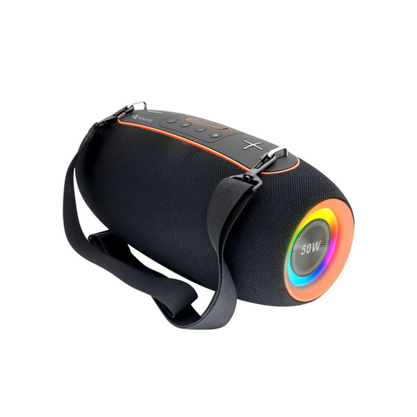 Kisonli K8 50w（30w*1+10w*2) Bt/usb/tf/aux/tws/rgb/eq Deep Bass Subwoofer Large Speaker