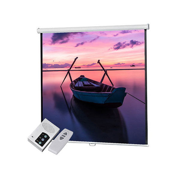 Projector Screen 72 Inch Electric Motorised 6x6 Feet 1:1mw Speed-x