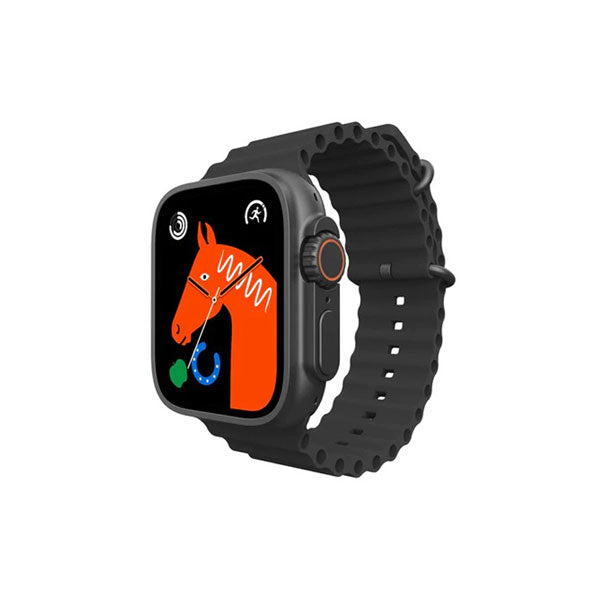 X8 Ultra Smartwatch 49mm With Bluetooth Calling With Wearfit Pro App Black