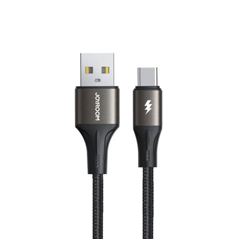 Joyroom S-a25 Light-speed Series 3a Fast Charging Data Cable (usb-a To Type-c) 1.2m-black