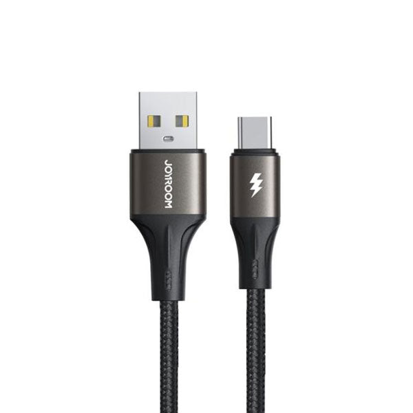 Joyroom S-a25 Light-speed Series 3a Fast Charging Data Cable (usb-a To Type-c) 1.2m-black