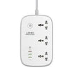 Ldnio Scw3451 2500w Wifi Smart Power Extension 3 Sockets 1 Usb-c + 3 Usb-a