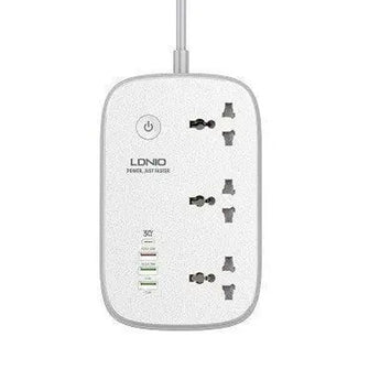 Ldnio Scw3451 2500w Wifi Smart Power Extension 3 Sockets 1 Usb-c + 3 Usb-a