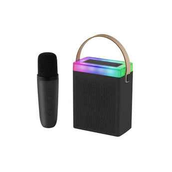 Kisonli G22 Mini Bt Portable Karaoke Speaker With Wireless Handheld Microphone