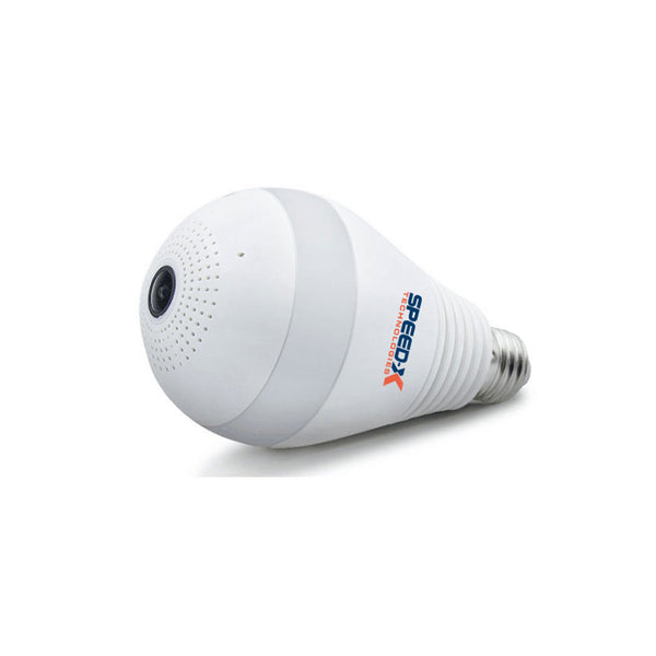 Ip Wireless Panoramic Bulb Camera 1080p Hd 2mp With V380 Pro App