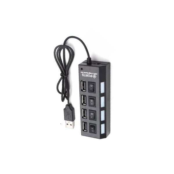 Usb Hub 4 Port 2.0 With Button