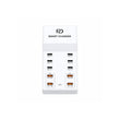 T8+ Smart Intelligence Usb-c 10-port Charger 72w Total Output For Multi Devices