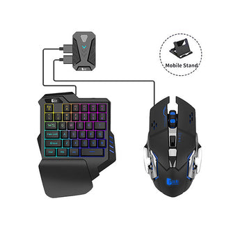 Gaming Wireless Bluetooth 5 In 1 Combo Keyboard And Mouse