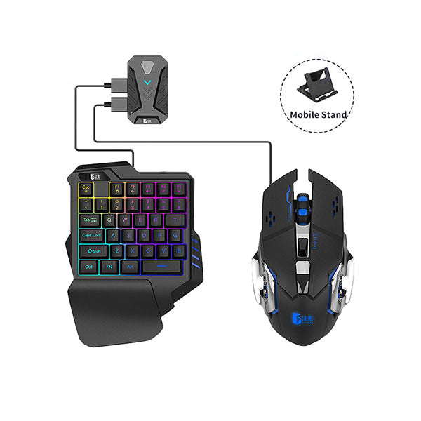 Gaming Wireless Bluetooth 5 In 1 Combo Keyboard And Mouse