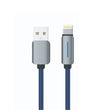 Logilink Usb To Lightning Nylon Fast Charging Data Cable With Light 1m (1 Year Warranty) Blue