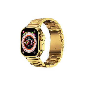 C9 Ultra Max Gold Edition Color Smartwatch 2.1 Inch Screen With Hryfine App