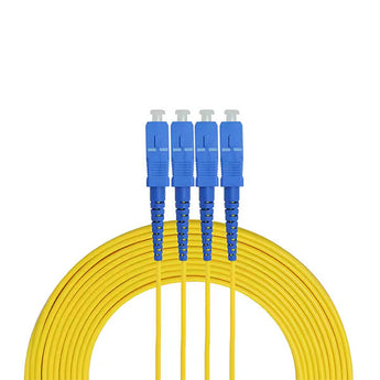 Fiber Patchcord Sc/upc Sm Duplex Dual Core Optical Cable 3m