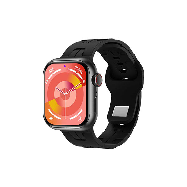 Hk9 Mini 1.75 Inch Smartwatch Fitness Running Watch Bluetooth Ecg+ppg Pedometer Call Reminder Compatible With Wearfit Pro App Android Ios Black