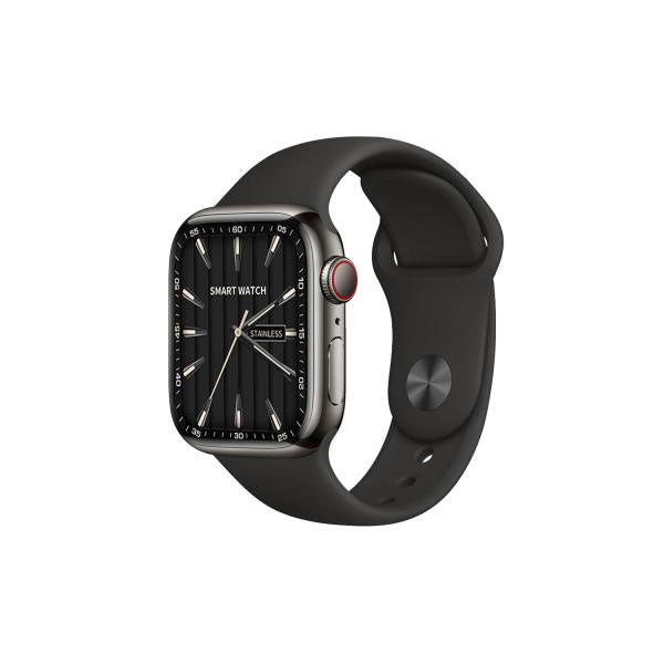 Watch 9 Max Series 9 Smartwatch (2.19 Inch Ips) 22mm Strap With Laxasfit App Black