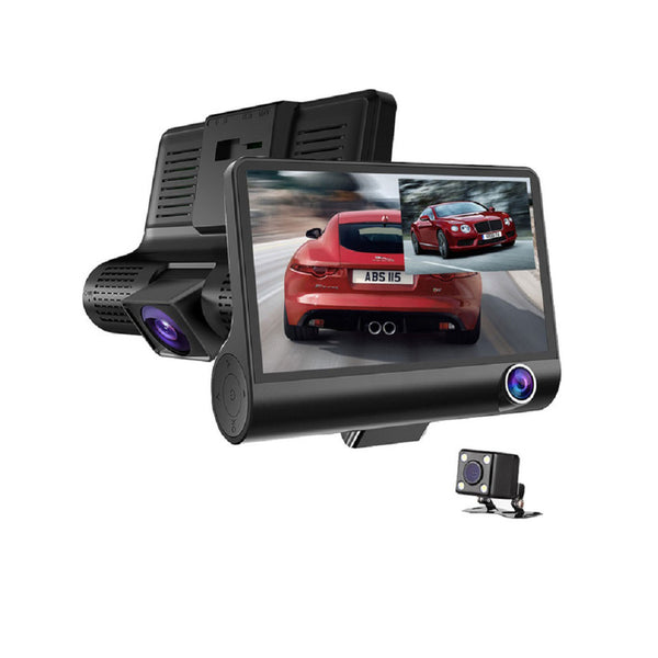 Wdr Dashcam 3 Camera Lens Video Car Dvr Full Hd 1080p