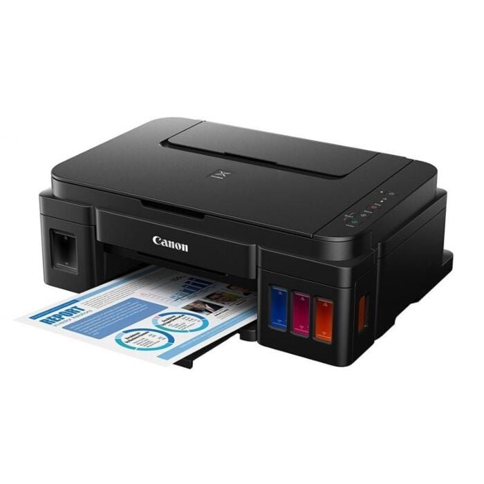 Canon Pixma G2010 3-in-1 Inkjet Color Printer (Print, Copy, Scan)