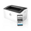 HP LaserJet 107W B&W Wireless Printer (White)