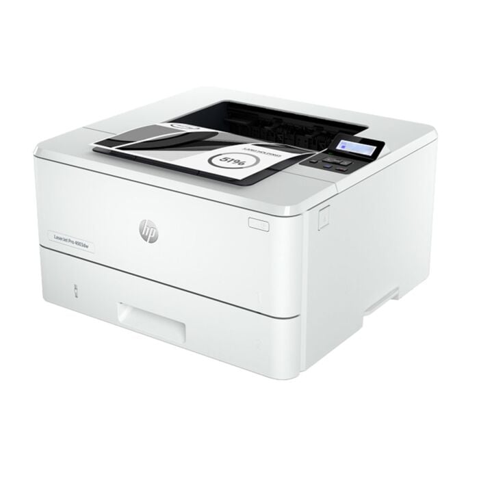 HP Color LaserJet Pro 4003dw Monochrome Duplex Networking Printer (White, NEW)