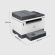 HP LaserJet Tank MFP 2602sdw Monochrome Duplex Wireless Printer (White Grey, NEW)